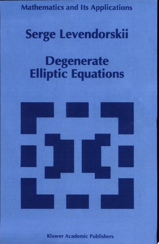 Degenerate Elliptic Equations
