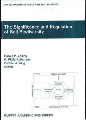 The Significance and Regulation of Soil Biodiversity Proceedings of the International Symposium on Soil Biodiversity, Held at Michigan State University, East Lansing, May 3-6, 1993
