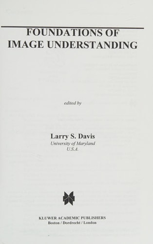 Foundations of Image Understanding