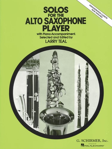 Solos for the alto saxophone player with piano accompaniment