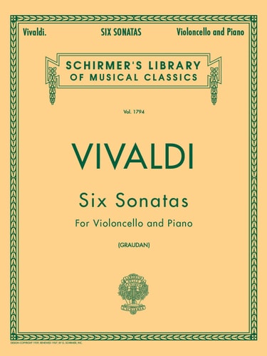 VIVALDI - Sonatas Completas para Violoncello y Piano (Graudan)