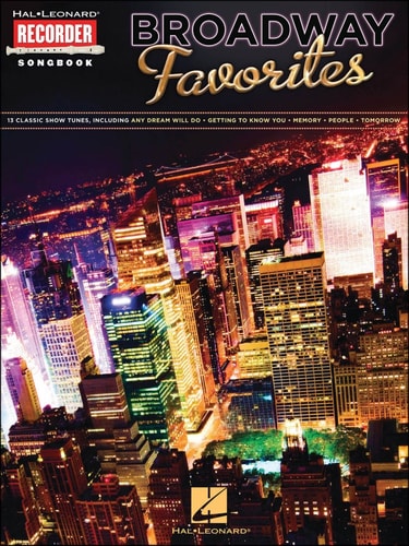Broadway Favorites Hal Leonard Recorder Songbook