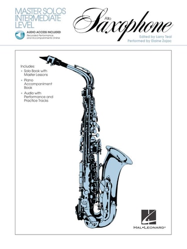 Master Solos Intermediate Level - Alto Sax Book/Online Audio