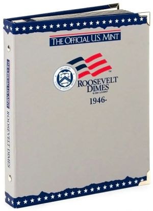 US Mint Roosevelt Dime Album Starting 1946