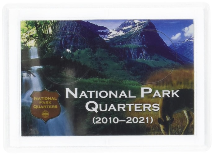 National Park Quarters 2x2 (2010-2021) Plastic Display Case