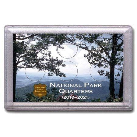 National Park Quarters 3x5 (2010-2021) Plastic Display Case