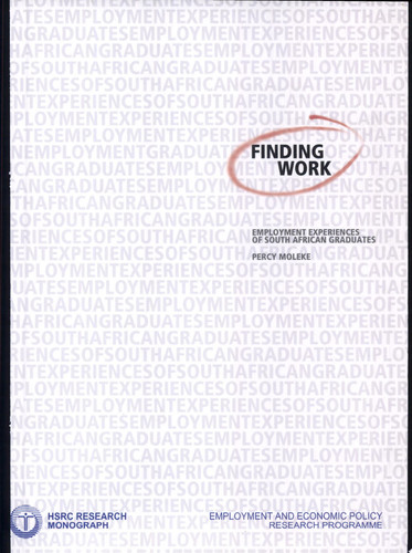 Finding Work Employment Experiences of South African Graduates