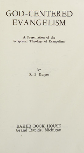 God-Centered Evangelism