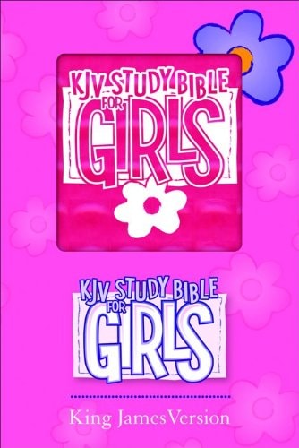 KJV Study Bible for Girls Pink Prism Duravella