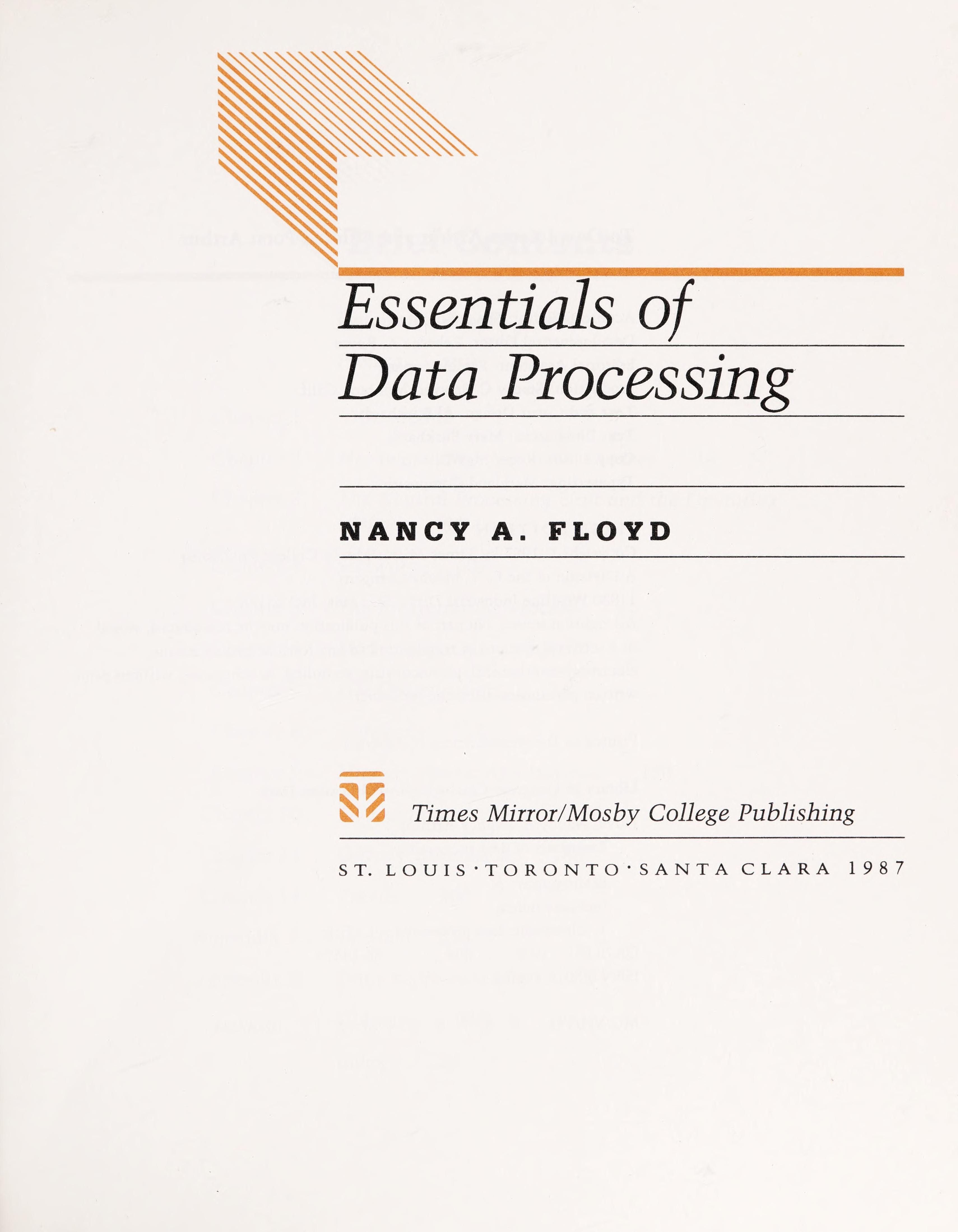 Essentials of Data Processing