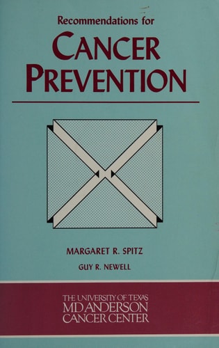 Recommendations for Cancer Prevention