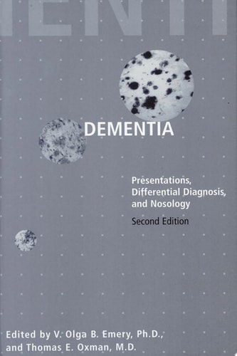 Dementia Presentations, Differential Diagnosis, and Nosology