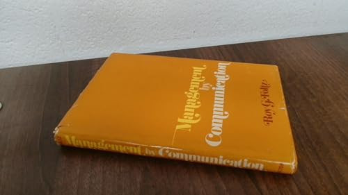 Management by Communication