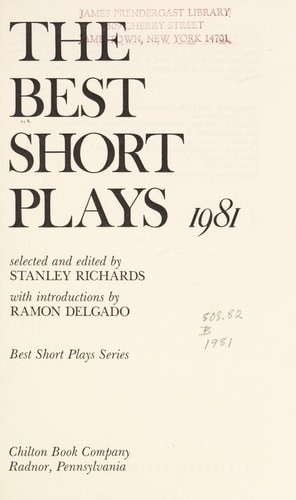 The Best Short Plays 1981