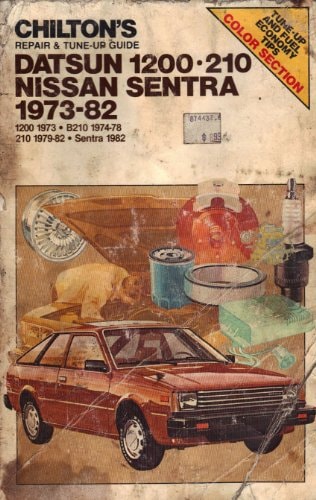 Chilton's Repair & Tune-Up Guide, Datsun 1200, 210, Nissan Sentra 1973-82