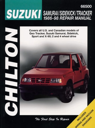 Suzuki Samurai, Sidekick, and Tracker, 1986-98