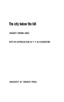 The city below the hill;: A sociological study of a portion of the city of Montreal, Canada (The Social history of Canada)