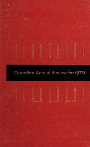 Canadian Annual Review for 1970