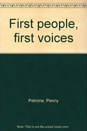 First people, first voices
