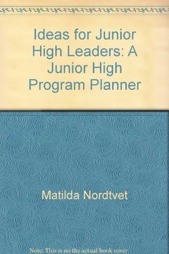 Ideas for Junior High Leaders
