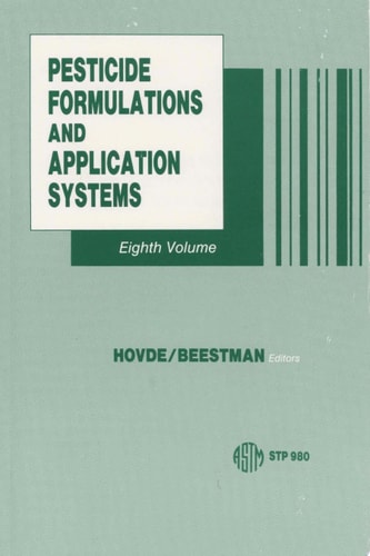 Pesticide Formulations and Application Systems
