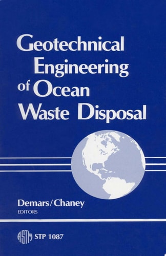 Geotechnical Engineering of Ocean Waste Disposal