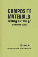 Composite Materials Testing and Design (Fourth Conference)