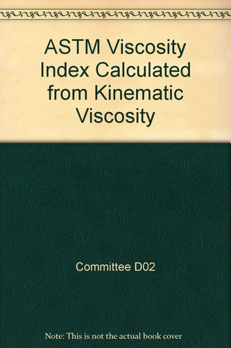 ASTM Viscosity Index Calculated from Kinematic Viscosity