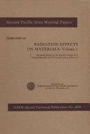 Symposium on Radiation Effects on Materials