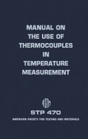 Manual on the Use of Thermocouples in Temperature Measurement