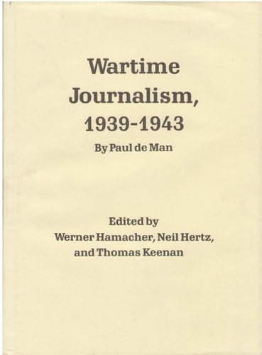 Wartime Journalism, 1939-43