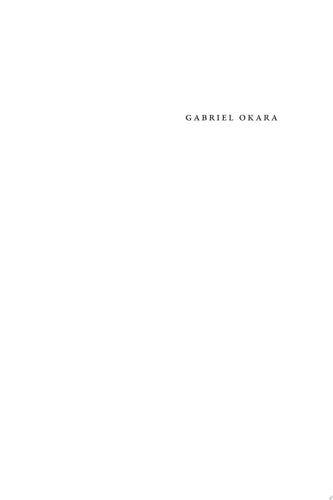 Gabriel Okara Collected Poems