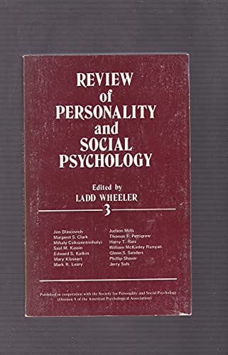 Review of Personality and Social Psychology Volume 1