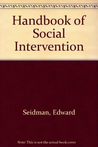 Handbook of Social Intervention