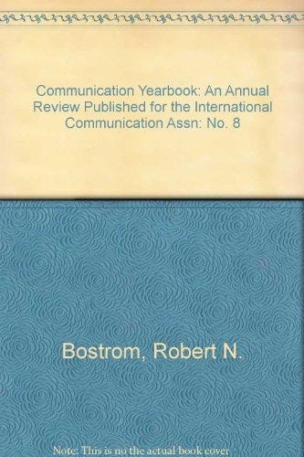 Communication Yearbook An Annual Review Published for the International Communication Assn