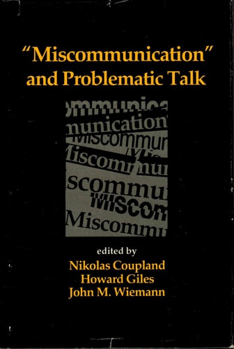 Equivocal Communication (SAGE Series in Interpersonal Communication)