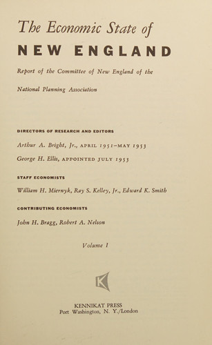 The Economic State of New England Report