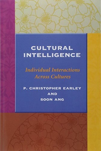 Cultural Intelligence Individual Interactions Across Cultures
