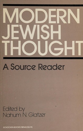 Modern Jewish Thought
