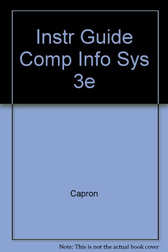 Instr Guide Comp Info Sys 3e
