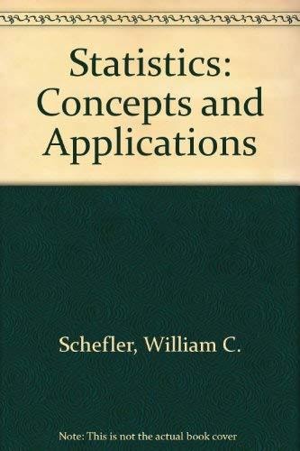 Statistics Concepts and Applications
