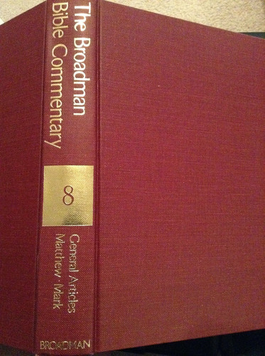 BROADMAN BIBLE COMMENTARY VOL.8 GENERAL ARTICLES MATTHEW - MARK.