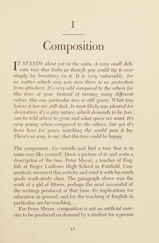 Composition for Personal Growth