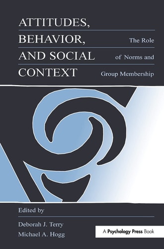 Attitudes, Behavior, and Social Context The Role of Norms and Group Membership