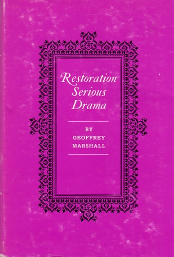 Restoration serious drama