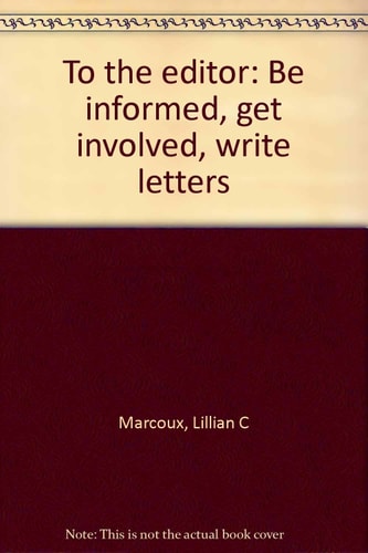 To the Editor