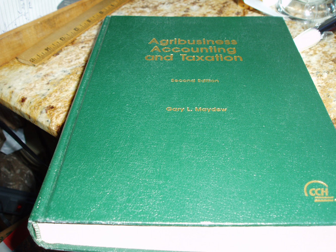 Agribusiness Accounting and Taxation