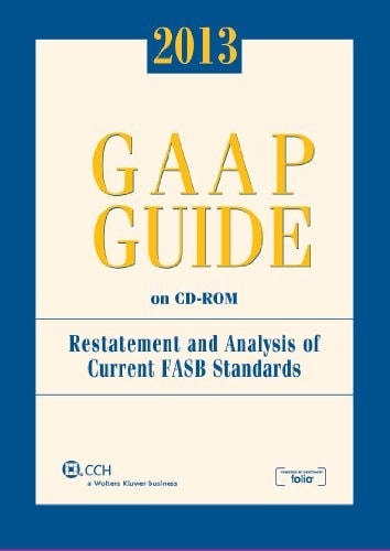 GAAP Guide on CD-ROM, 2013 (Standalone CD)