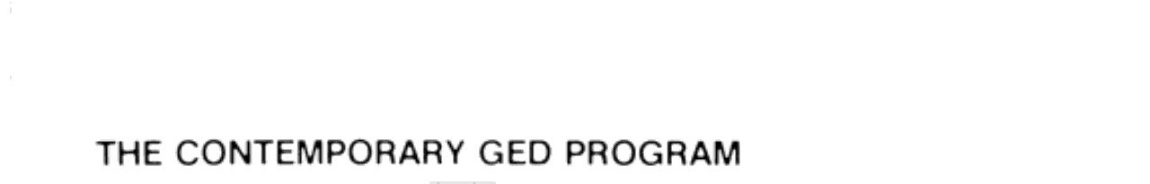 Contemporary's New GED POLL How to Prepare