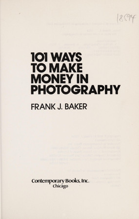 101 ways to make money in photography